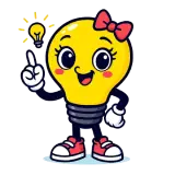 ADHDappi character pointing to an idea during ADHD coaching support