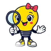 ADHDappi character with a magnifier