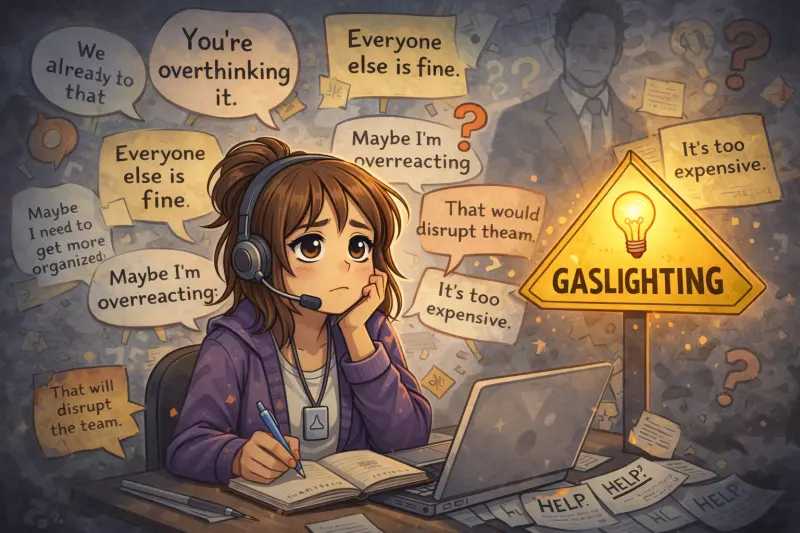 ADHDaptive article about ADHD, autism and gaslighting at work
