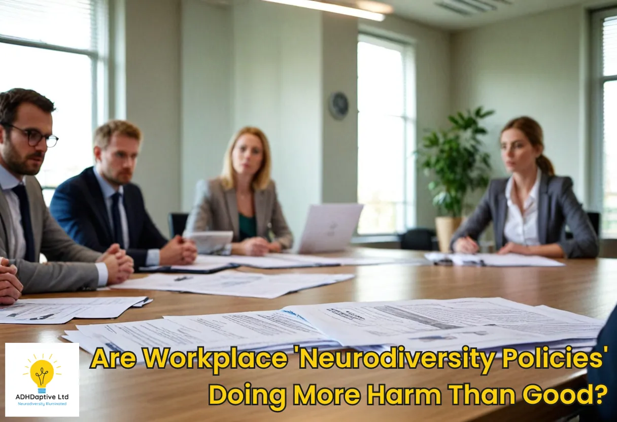 Workplace neurodiversity policy review asking whether policy is creating real support or just paperwork