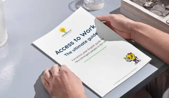 Access to Work ADHD UK guide PDF cover