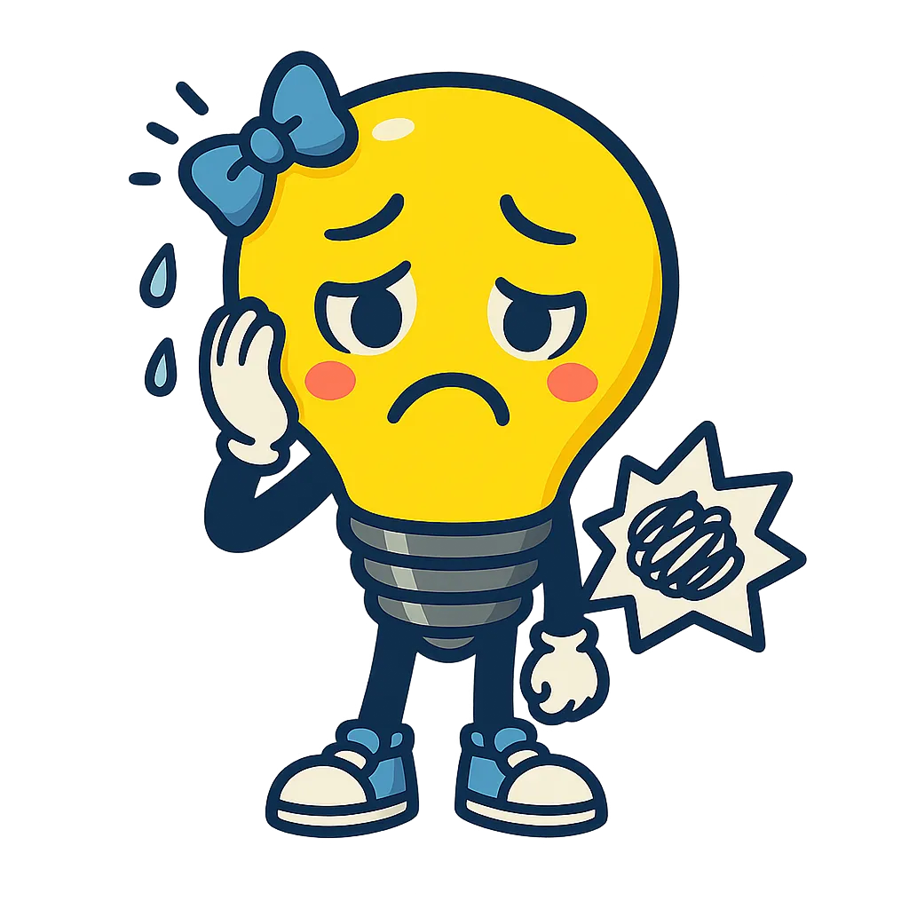 ADHDappi female character with a tear, representing sadness and emotional masking in ADHD and autism