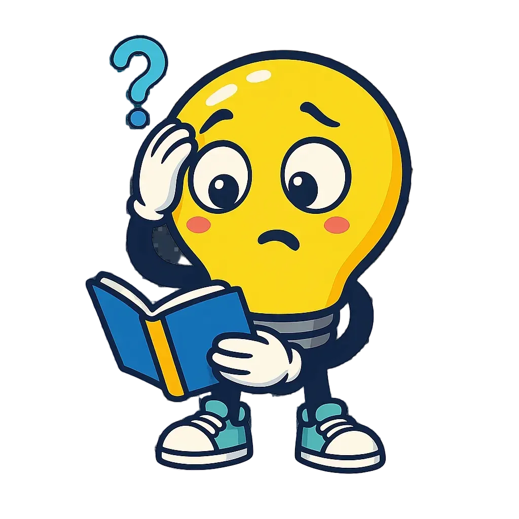 ADHDappi male character looking confused while reading, representing ADHD and autism masking challenges