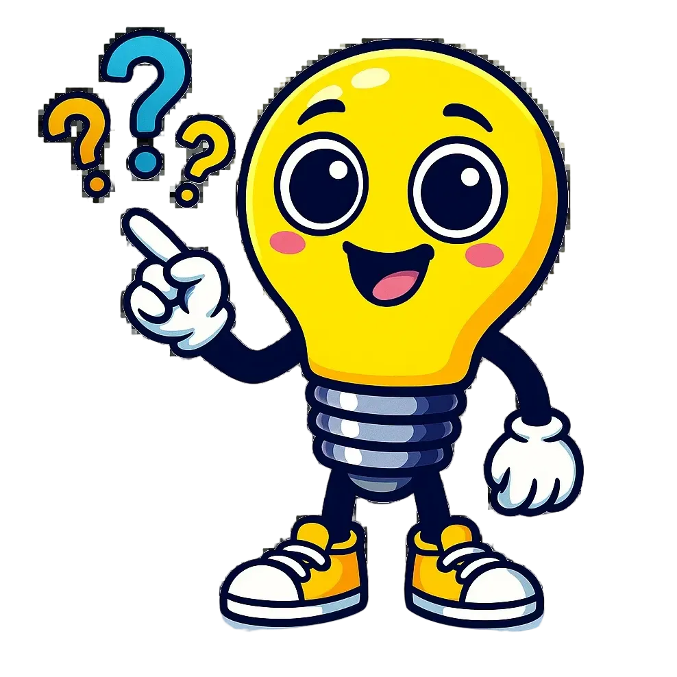 ADHDappi male character looking confused with question marks, representing ADHD and autism masking